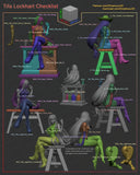 MN081 - Games character design, The Tifa from FF7, 3d stl print files