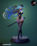 TU119 - Female Character design, Esdeath (SKIN),3d STL resin print download files