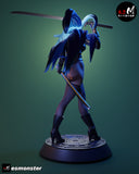 TU119 - Female Character design, Esdeath (SKIN),3d STL resin print download files