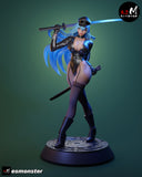 TU119 - Female Character design, Esdeath (SKIN),3d STL resin print download files
