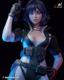 TU075 - NSFW Female Character design,Motoko Kusanagi Battle Version,3d STL resin print download files