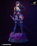 TU076 - female Character design,Psylocke from marvel,3d STL resin print download files