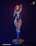 TU117 - Female Character design, Starfire,3d STL resin print download files