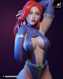 TU117 - Female Character design, Starfire,3d STL resin print download files