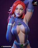 TU117 - Female Character design, Starfire,3d STL resin print download files