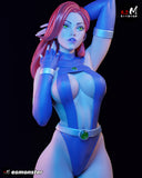 TU117 - Female Character design, Starfire,3d STL resin print download files