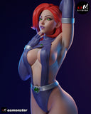 TU117 - Female Character design, Starfire,3d STL resin print download files