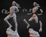 S005 - Comic Character design,  WM The Witch STL, STL 3D Model Print download file