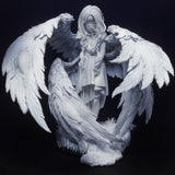 TU114 - Female Character design,Seraphim,3d STL resin print download files