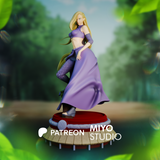 TU085 - Female Character design,Naruto - Ino Yamanaka,3d STL resin print download files