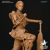 TU100 - Female Character design,Verdun Edge Of Tomorrow,3d STL resin print download files