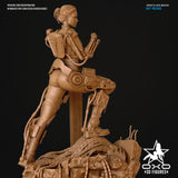 TU100 - Female Character design,Verdun Edge Of Tomorrow,3d STL resin print download files
