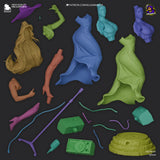 TU050 - Female character design, Pauline - Super Mario, 3D Printer Files, 3d STL resin print download files