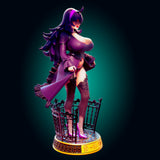 MEI111 - NSFW Anime character design, Hex Maniac Ultra Thicc Pokemon Trainer, 3d Print stl files