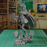 TU057 - Vtuber Character design,Nanashi Mumei , 3d STL resin print download files