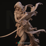 MN068 - Female character design, The Sand Arabia female warrior, 3d stl print files