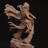 MN068 - Female character design, The Sand Arabia female warrior, 3d stl print files