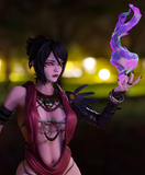 MN084 - NSFW female character design, Morrigan Dragon Age Super Sexy, 3d stl print files