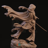MN068 - Female character design, The Sand Arabia female warrior, 3d stl print files