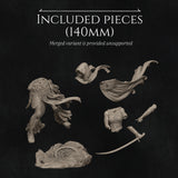 MN068 - Female character design, The Sand Arabia female warrior, 3d stl print files