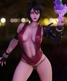 MN084 - NSFW female character design, Morrigan Dragon Age Super Sexy, 3d stl print files