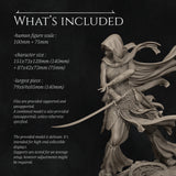 MN068 - Female character design, The Sand Arabia female warrior, 3d stl print files