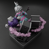 R221 - NSFW Anime character 3d model design stl, Roxie from Pokemon, 3D STL instant download file with dropbox