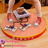 N055 - Games character design stl, sakura from street fighter, nsfw 3d stl model instant download dropbox link