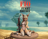 N032 - NSfw female character design, The Fio Furry cute girl, 3d stl model design instant download files