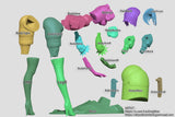MN093 - Games female character, Automata 2B, 3d stl file instand download
