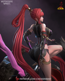 TU096 - NSFW Female Character design,Wuthering Waves - YinLin,3d STL resin print download files