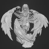 TU114 - Female Character design,Seraphim,3d STL resin print download files