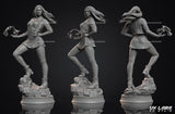 S005 - Comic Character design,  WM The Witch STL, STL 3D Model Print download file