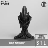 A121 - Movie character design, Alien Xenomorp ,movies character STL 3D model design download print files