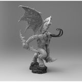 E648 - Games character design, The Blind assasin illidan statue, STL 3D model design print download files