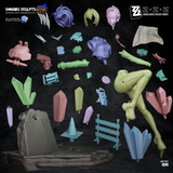 TU060 - Female Character design,Zhu Yuan from Zenless Zone Zero,3d STL resin print download files