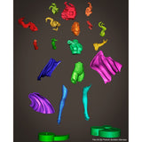 S006 - Comic character design, The Scarlet Witch statue - Marvel Heroes STL 3D Model Print download files