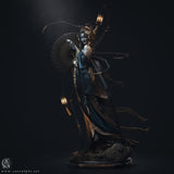 R124 - Ancient character design, Jorōgumo is a type of yōkai, a creature of Japanese folklore, 3d stl instant download