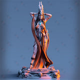 F475 - Legendary design, Hot Necromancer Boneflesh, Female Character design STL 3D model design print download files