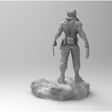 A094 - Marvel superheroes character design file, The Wolverin soldier version, STL 3D model design print download files