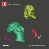 MEI103 - NSFW comic character design, Gamora, 3d stl print files