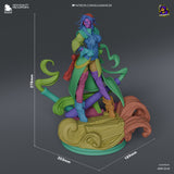 TU049 - Games character design, Miss Fortune – League of Legends , 3D Printer Files, 3d STL resin print download files