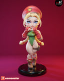 B204 - Games character design, The SF character cammy chibi Version, 3d stl model design download link dropbox
