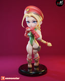 B204 - Games character design, The SF character cammy chibi Version, 3d stl model design download link dropbox