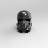 B063 - Movie character design, The SW Death Trooper Rogue 1 Helmet, STL 3D model design print download files