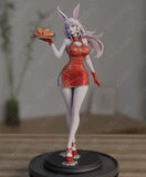 B508 - Female Character design, Bunny chinese dress Nsfw, 3d stl model design download link