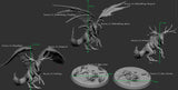 A145 - Mythical creature design, The Peyton, STL 3D model design print files