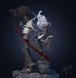 A082 - Afro Samurai , Japanese Anime mangga 1998, STL model design print