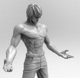 E043 - Games character design, The KOF oroochii, STL 3D model design print download files