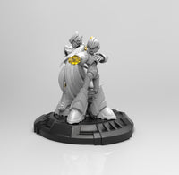 E027 - Games character design, The Megaman And The Z, STL 3D model design print download files